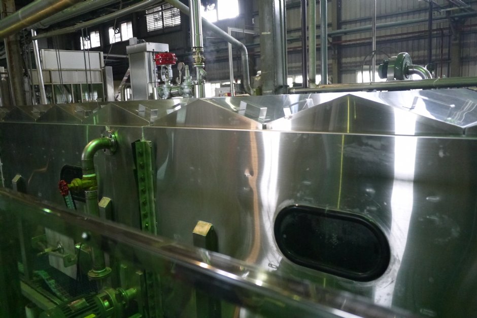 大同醬油降溫製程 攝影：旅遊王攝影組