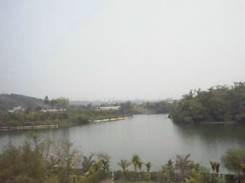 遠觀水庫 攝影：郭香妙