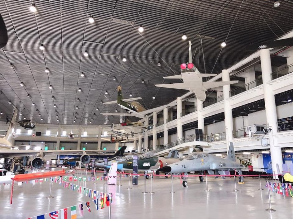 館內展示 攝影：航空教育展示館 提供