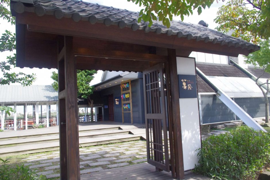 園區帶有日式庭園風格 攝影：Eva隨手拍