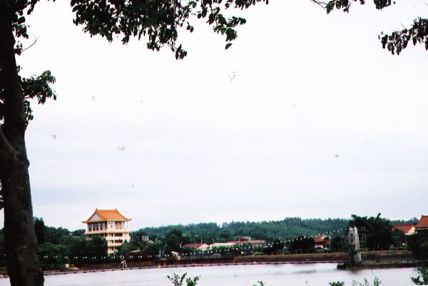 虎頭埤水庫全景 攝影：王世傳