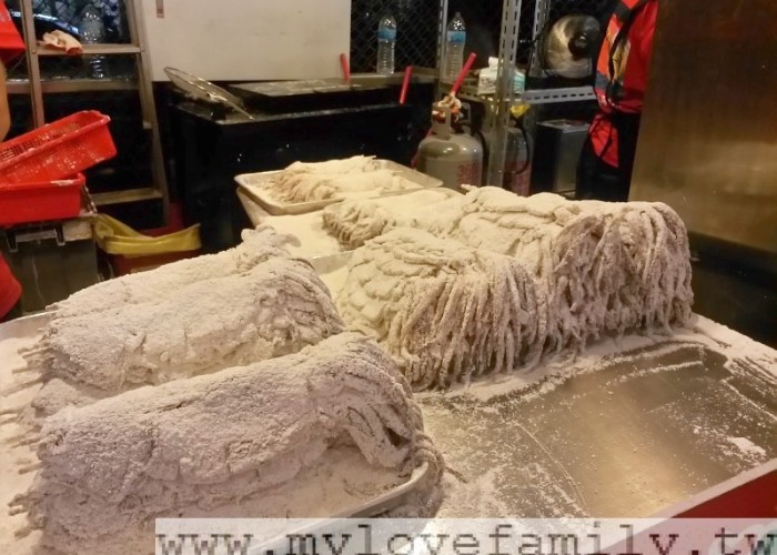 興仁花園夜市的大魷魚 攝影：mylovefamily.tw