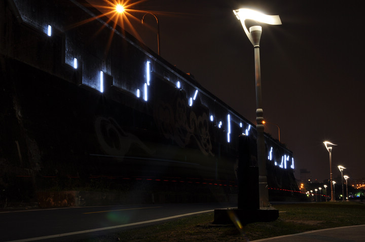 自行車道夜景 攝影：amo