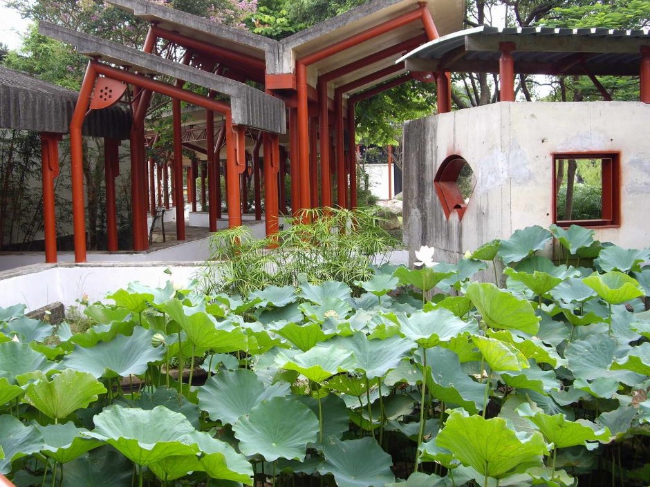 古色古香庭園 攝影：老山羊部落格