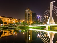 青塘園夜景<br/> 攝影：桃園市政府觀光旅遊局