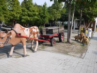 板陶窯牛車造型二<br/> 攝影：旅遊王攝影組