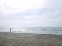 馬沙溝潔淨的海灘<br/> 攝影：三井