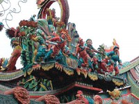奉天宮屋簷剪粘裝飾<br/> 攝影：雲林縣政府