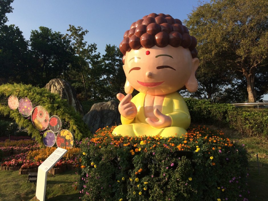 葫蘆墩公園是台中花博展區之一 攝影：Eva隨手拍