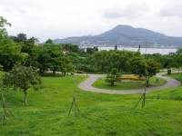 於和平公園眺望觀音山<br/> 攝影：Eva隨手拍