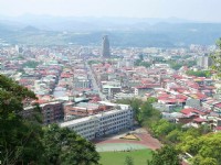 虎子山近觀埔里<br/> 攝影：老山羊部落格