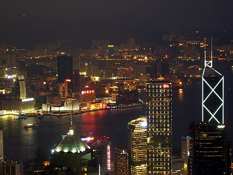 太平山看夜景 攝影：王世傳