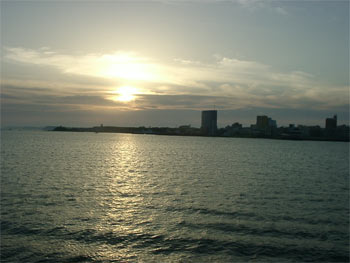 馬公港夕陽  (圖片提供：joelin)