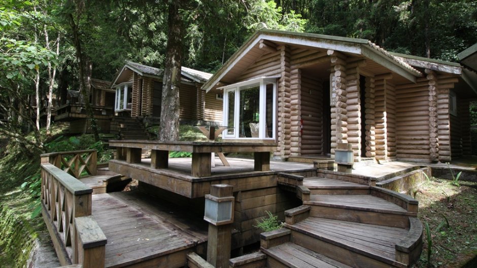 明池山莊內的林間小屋 / 明池山莊 提供